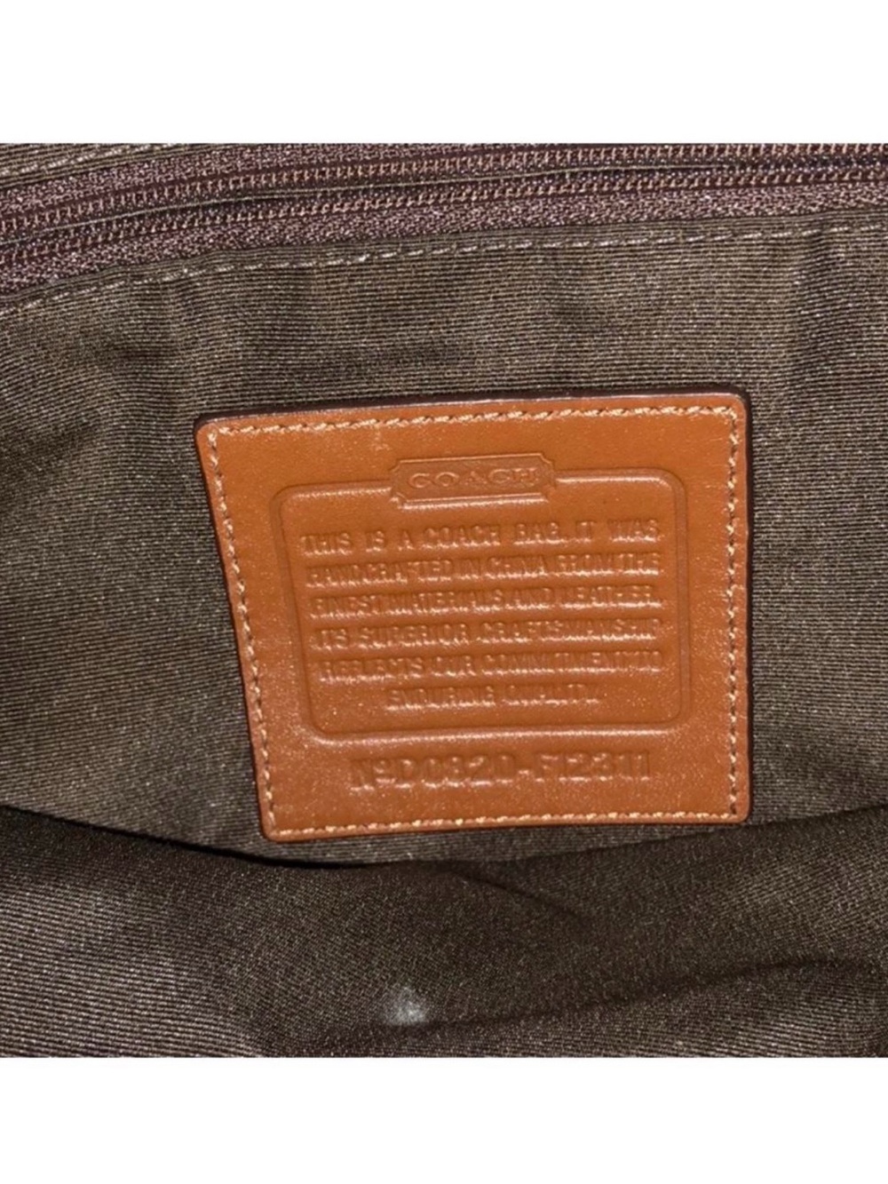Coach Y2K SoHo Tan Signature Canvas Satchel with Brown Leather Trim - Picture 7 of 8